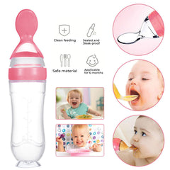 Baby Silicone Spoon Bottle