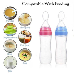 Baby Silicone Spoon Bottle