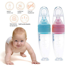 Baby Silicone Spoon Bottle